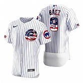 Cubs 9 Javier Baez White USA Flag Fashion Nike Cool Base Jersey Dyin,baseball caps,new era cap wholesale,wholesale hats